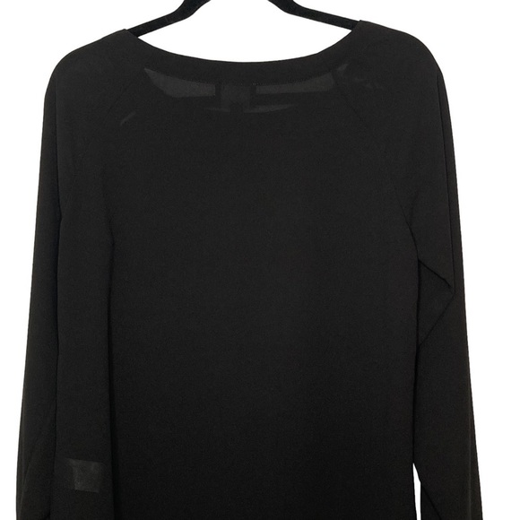 Greylin Black Semi-Sheer Long Sleeves w/Lacing Sz M - Picture 9 of 13